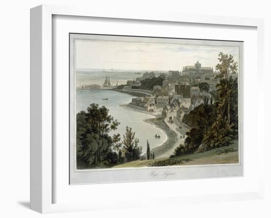 Rye, East Sussex, from 'A Voyage around Great Britain Undertaken Between the Years 1814 and 1825'-William Daniell-Framed Giclee Print