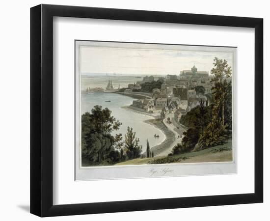 Rye, East Sussex, from 'A Voyage around Great Britain Undertaken Between the Years 1814 and 1825'-William Daniell-Framed Giclee Print