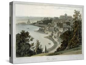 Rye, East Sussex, from 'A Voyage around Great Britain Undertaken Between the Years 1814 and 1825'-William Daniell-Stretched Canvas