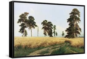 Rye Field, 1878-Ivan Shishkin-Framed Stretched Canvas