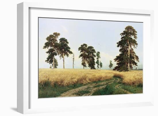Rye Field, 1878-Ivan Shishkin-Framed Giclee Print