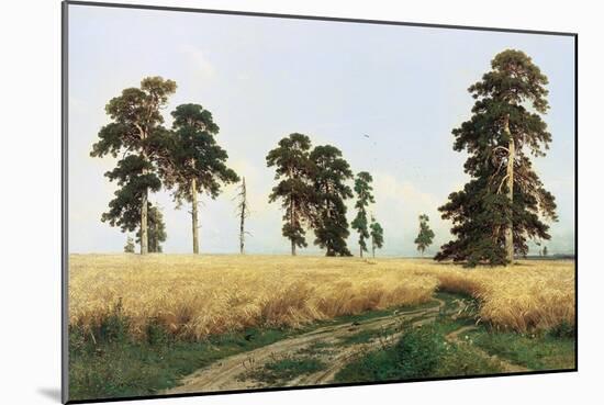 Rye Field, 1878-Ivan Shishkin-Mounted Giclee Print