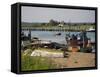 Rye Harbour, Rye, River Rother, East Sussex Coast, England, United Kingdom, Europe-White Gary-Framed Stretched Canvas