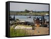 Rye Harbour, Rye, River Rother, East Sussex Coast, England, United Kingdom, Europe-White Gary-Framed Stretched Canvas