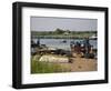 Rye Harbour, Rye, River Rother, East Sussex Coast, England, United Kingdom, Europe-White Gary-Framed Photographic Print