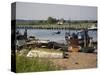Rye Harbour, Rye, River Rother, East Sussex Coast, England, United Kingdom, Europe-White Gary-Stretched Canvas