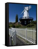 Rye Windmill, Rye, East Sussex, England, United Kingdom, Europe-Ethel Davies-Framed Stretched Canvas