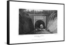 Ryegate Tunnel, Surrey, 1829-J Rogers-Framed Stretched Canvas