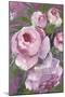 Rylee painterly roses-Rosana Laiz Garcia-Mounted Premium Giclee Print