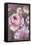 Rylee painterly roses-Rosana Laiz Garcia-Framed Stretched Canvas