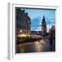 Rynek Glowny (Market Square) at dusk, Krakow, Malopolskie, Poland-Ben Pipe-Framed Photographic Print