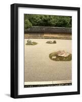 Ryoanji Temple Rock Garden, Ryoan-Ji, Unesco World Heritage Site, Kyoto City, Honshu, Japan-Christian Kober-Framed Photographic Print