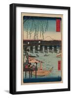 Ryogoku-Ando Hiroshige-Framed Art Print