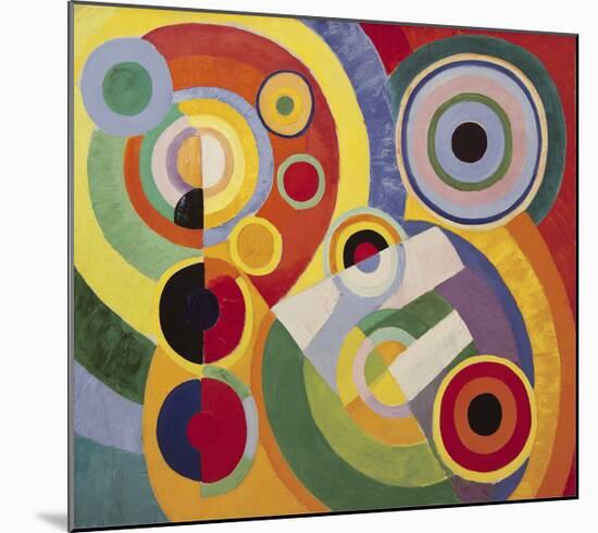 Rythme, Joie de Vivre, 1930-Robert Delaunay-Mounted Premium Giclee Print