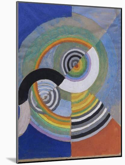 Rythme n°3-Robert Delaunay-Mounted Giclee Print