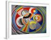 Rythme No 1, Decoration for the Salon Des Tuileries, 1938 (Oil on Canvas)-Robert Delaunay-Framed Giclee Print