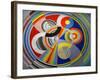 Rythme No 1, Decoration for the Salon Des Tuileries, 1938 (Oil on Canvas)-Robert Delaunay-Framed Giclee Print