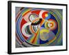 Rythme No 1, Decoration for the Salon Des Tuileries, 1938 (Oil on Canvas)-Robert Delaunay-Framed Giclee Print