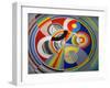 Rythme No 1, Decoration for the Salon Des Tuileries, 1938 (Oil on Canvas)-Robert Delaunay-Framed Giclee Print