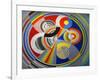 Rythme No 1, Decoration for the Salon Des Tuileries, 1938 (Oil on Canvas)-Robert Delaunay-Framed Giclee Print