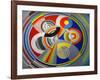 Rythme No 1, Decoration for the Salon Des Tuileries, 1938 (Oil on Canvas)-Robert Delaunay-Framed Giclee Print