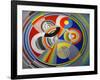 Rythme No 1, Decoration for the Salon Des Tuileries, 1938 (Oil on Canvas)-Robert Delaunay-Framed Giclee Print