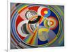 Rythme No 1, Decoration for the Salon Des Tuileries, 1938 (Oil on Canvas)-Robert Delaunay-Framed Giclee Print