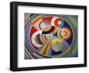 Rythme No 1, Decoration for the Salon Des Tuileries, 1938 (Oil on Canvas)-Robert Delaunay-Framed Premium Giclee Print