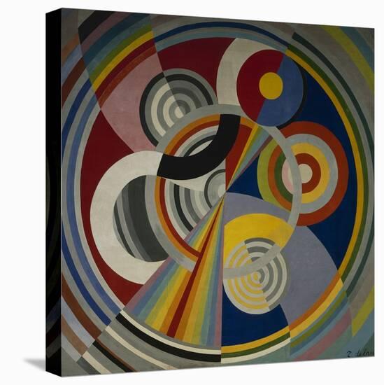 Rythme numéro 1-Robert Delaunay-Stretched Canvas