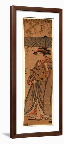 Ryuka No Odoriiko-Torii Kiyonaga-Framed Giclee Print