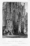 The Fountain of St Maclou, Rouen, France, 19th Century-S Bradshaw-Giclee Print