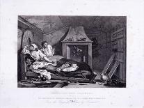 In Bridewell Beating Hemp, Plate IV of 'The Harlot's Progress, 1833-S Davenport-Giclee Print