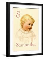 S for Samantha-Ida Waugh-Framed Art Print