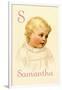 S for Samantha-Ida Waugh-Framed Art Print