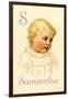 S for Samantha-Ida Waugh-Framed Art Print