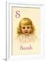 S for Sarah-Ida Waugh-Framed Art Print