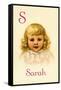 S for Sarah-Ida Waugh-Framed Stretched Canvas