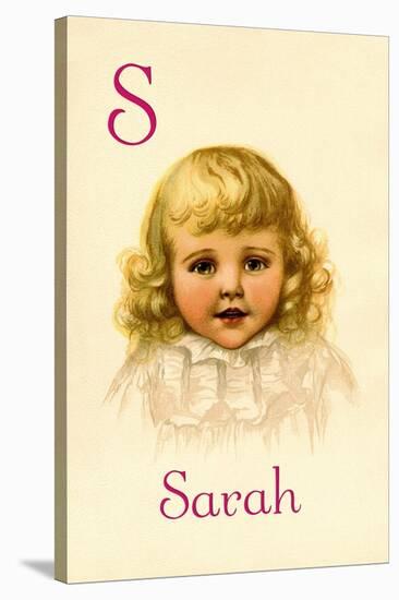 S for Sarah-Ida Waugh-Stretched Canvas
