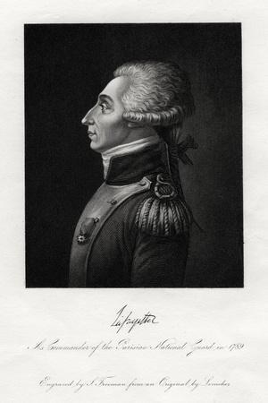 Marquis De Lafayette, French Military Leader and Statesman, 1845