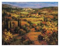 Umbria Panorama-S. Hinus-Stretched Canvas