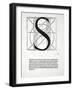 S, Illustration from 'Divina Proportione' by Luca Pacioli (C.1445-1517), Originally Pub. Venice,…-Leonardo da Vinci-Framed Premium Giclee Print