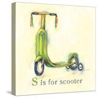 S is for Scooter-Catherine Richards-Stretched Canvas