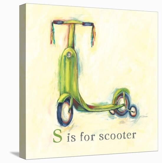 S is for Scooter-Catherine Richards-Stretched Canvas