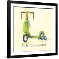 S is for Scooter-Catherine Richards-Framed Art Print