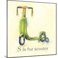 S is for Scooter-Catherine Richards-Mounted Art Print