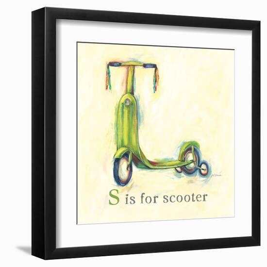 S is for Scooter-Catherine Richards-Framed Art Print