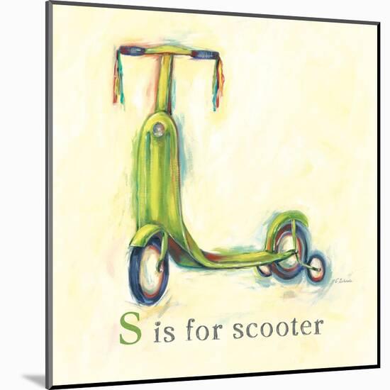 S is for Scooter-Catherine Richards-Mounted Art Print