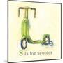 S is for Scooter-Catherine Richards-Mounted Art Print