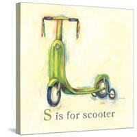 S is for Scooter-Catherine Richards-Stretched Canvas