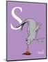 S is for Seal (purple)-Theodor (Dr. Seuss) Geisel-Mounted Art Print